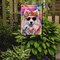Edge Collections - 11.25" X 15.50" - Multicolor - Samoyed Hippie Dawg Decorative Banner Design - 1 Piece
